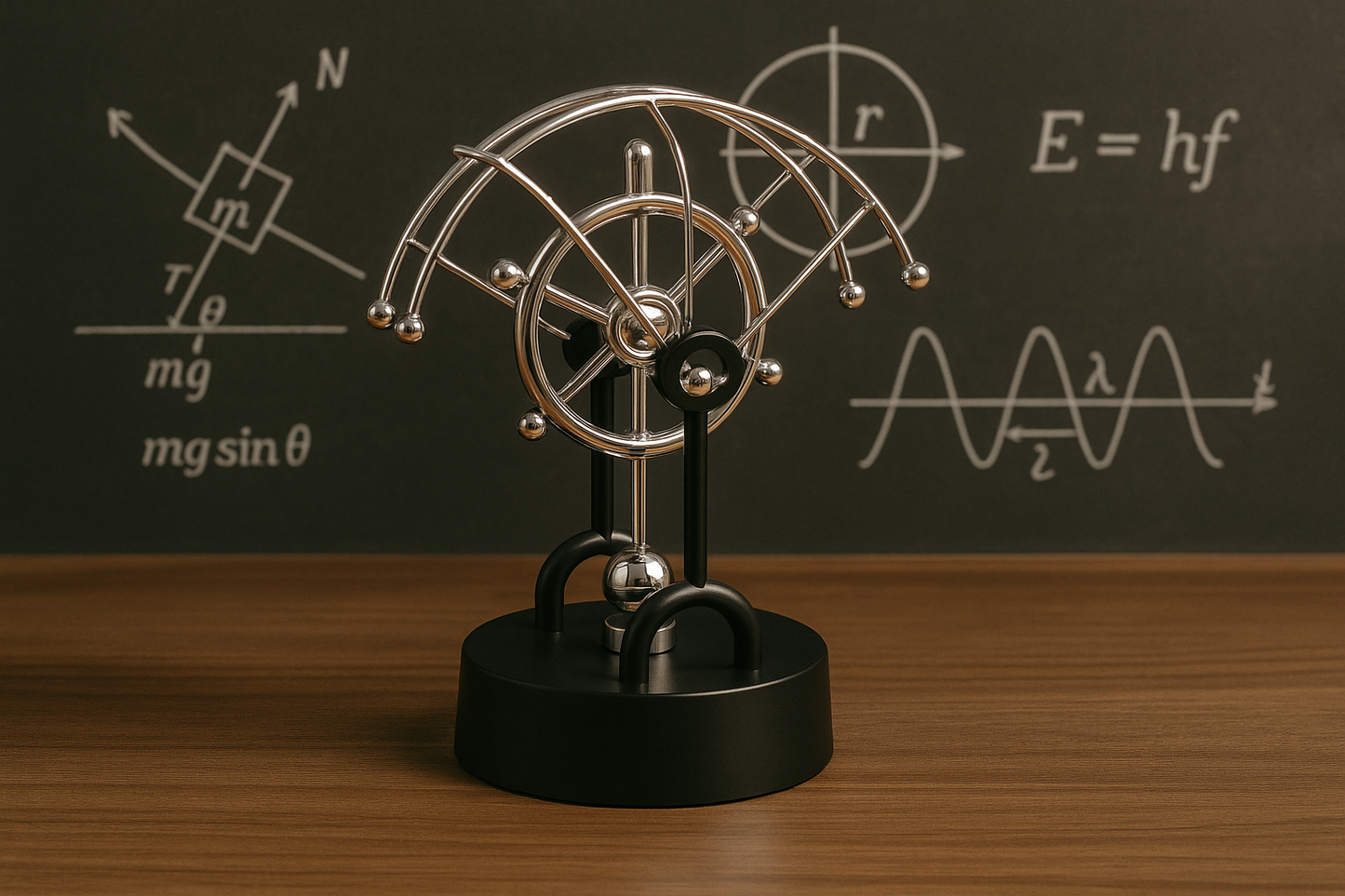 Newton's 'Oops I Invented the Ultimate Procrastination Device' Cradle