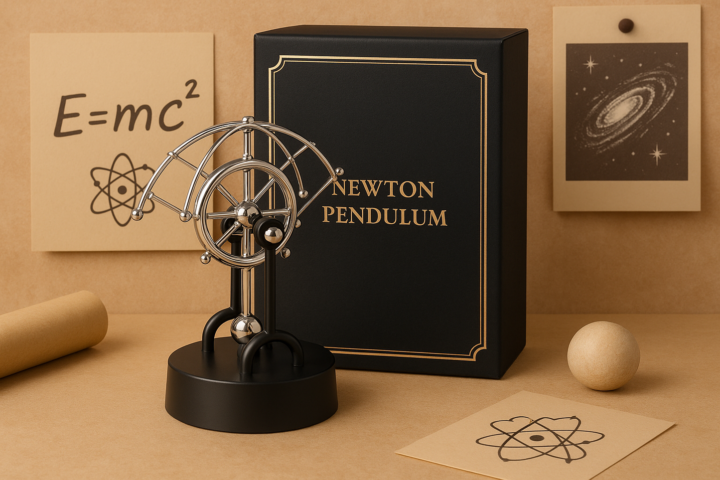 Newton's 'Oops I Invented the Ultimate Procrastination Device' Cradle