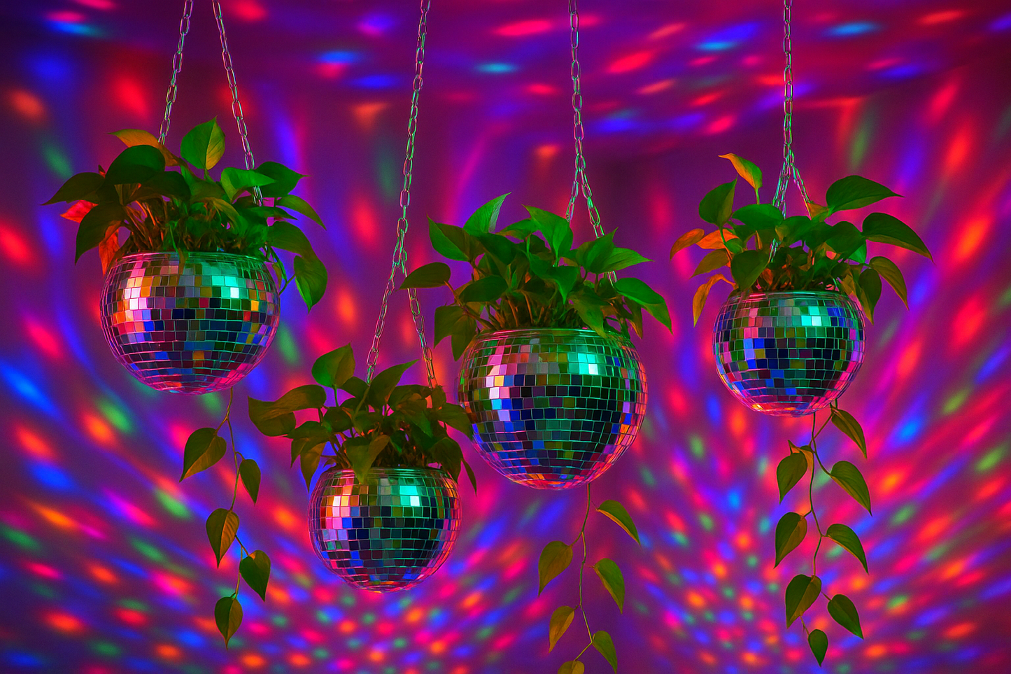 The 'Boogie Nights Botanical Bonanza' Groovy Garden Globe