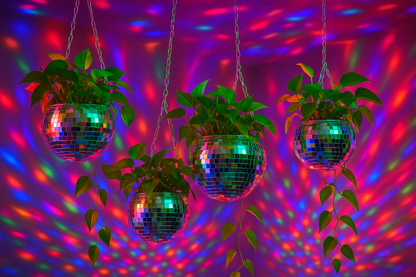 The 'Boogie Nights Botanical Bonanza' Groovy Garden Globe