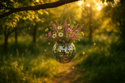 The 'Boogie Nights Botanical Bonanza' Groovy Garden Globe